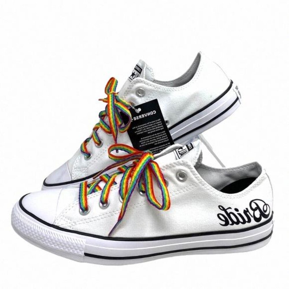 Converse Ctas OX Low Wedding White Canvas Women's Multi 171213C- Custom Sneakers
